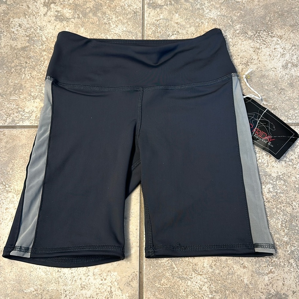 Tiger Friday Grey Mesh Bike Shorts NEW SZ CXL